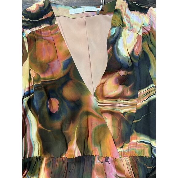 Marie Oliver Dress M Mila Malachite NWT Fall Bold Psychedelic Boho Hippie - Picture 8 of 16